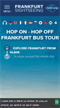 Mobile Screenshot of citysightseeing-frankfurt.com
